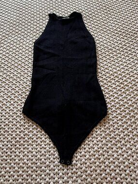 Abercrombie & Fitch high neck ribbed bodysuit